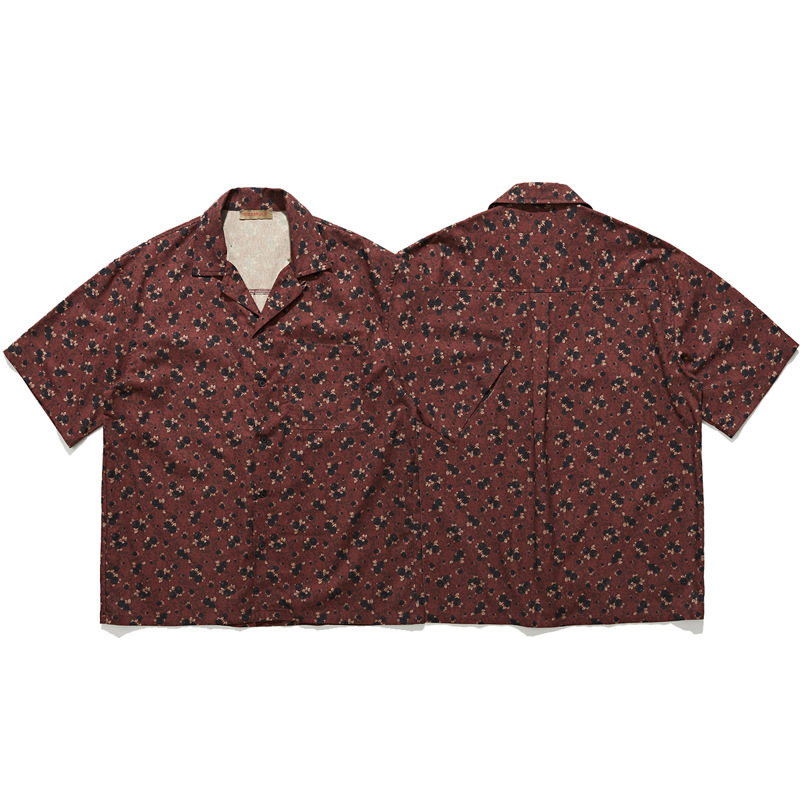 Japanese retro ethnic style Cu - Vintage Hawaiian Floral Shirt 评论和价格