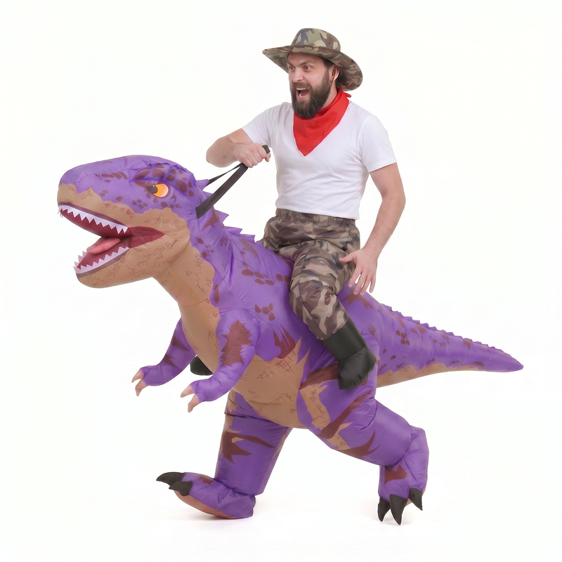 Funny Camo purple T-Rex Inflat - Suits 评论和价格