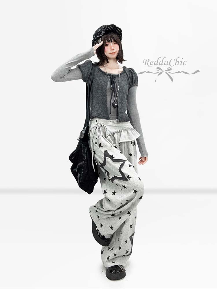 REDDACHiC Puff Sleeve Cardigan - Shirts 评论和价格