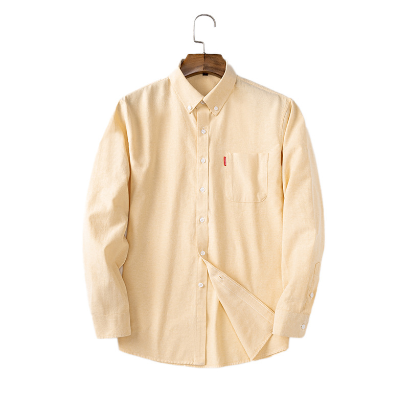 Men's Pure Cotton Oxford Cloth - Oxford Cotton Casual Shirt Business 评论和价格