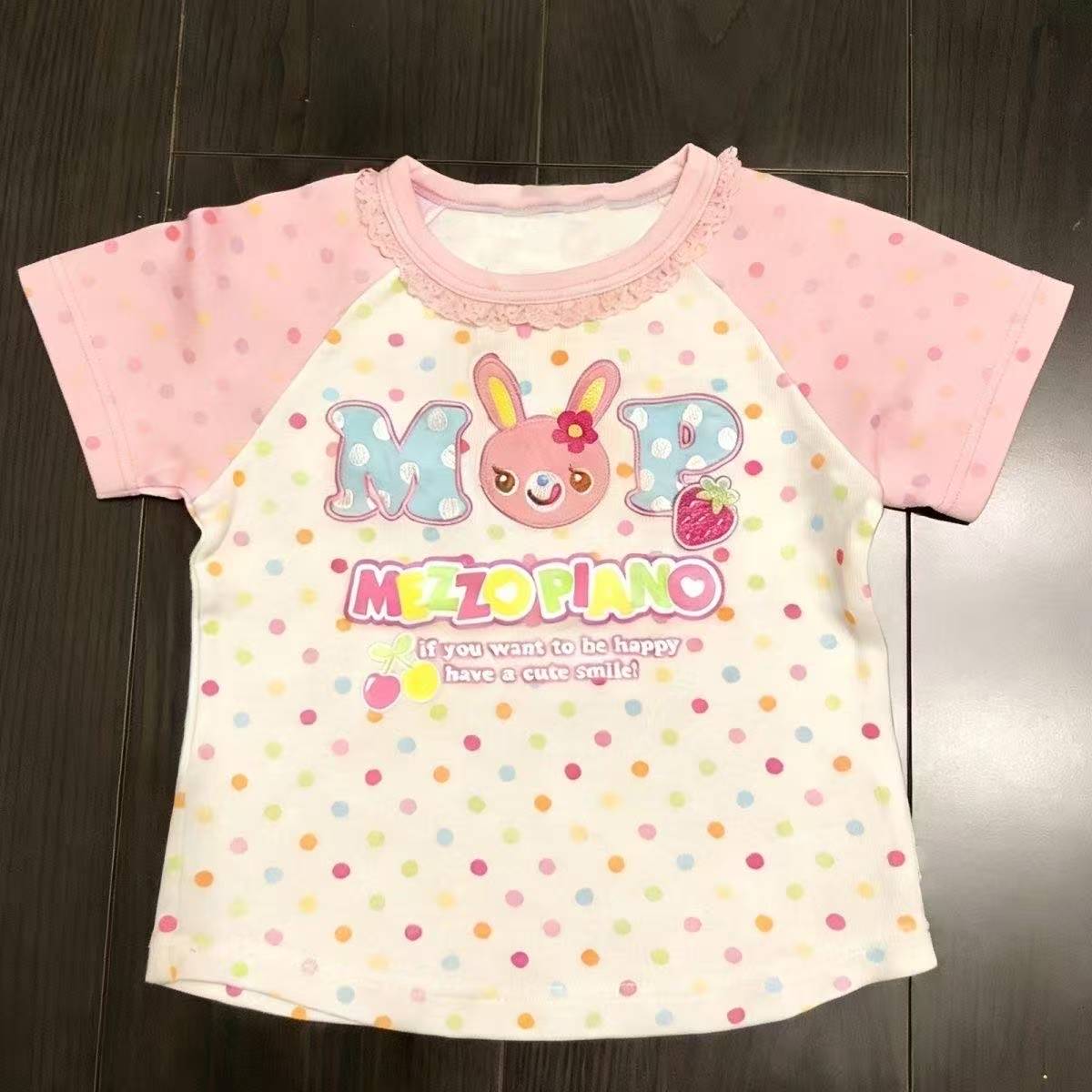 Y2K Cute Printed T Shirt Crop  - Shirts 评论和价格