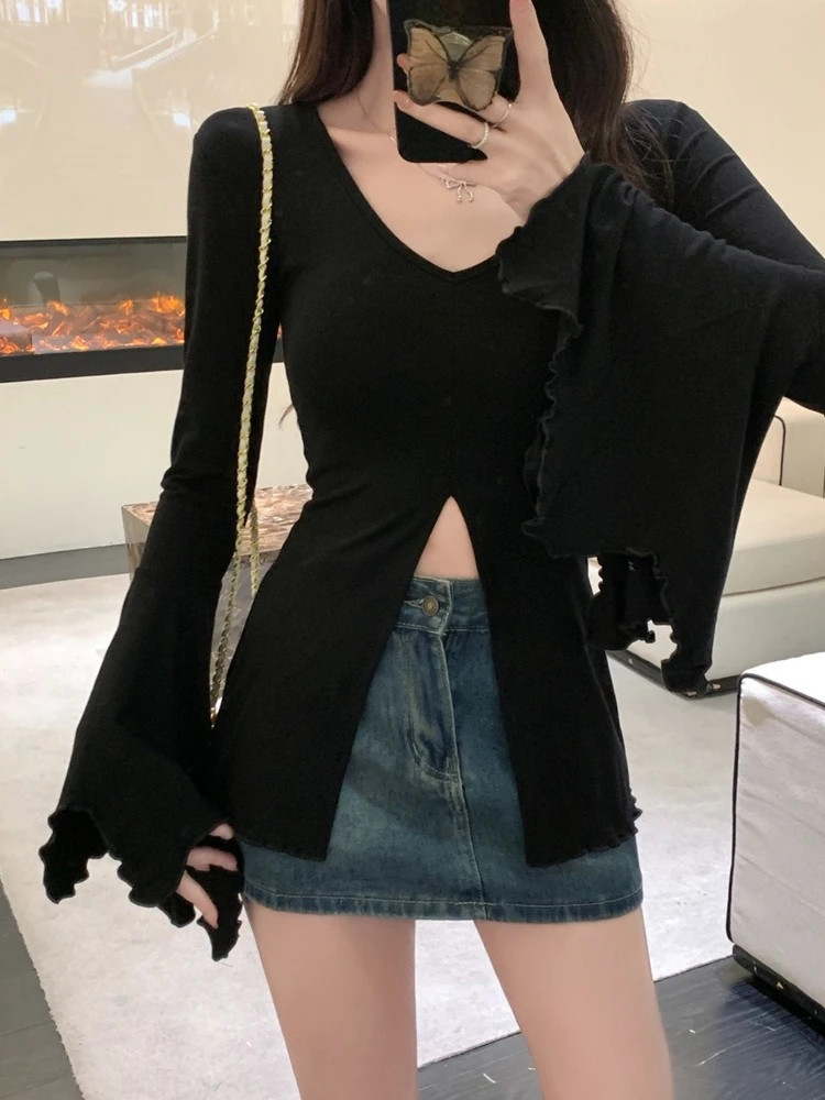 Vintage Y2K T-Shirt for Women, - Shirts 评论和价格