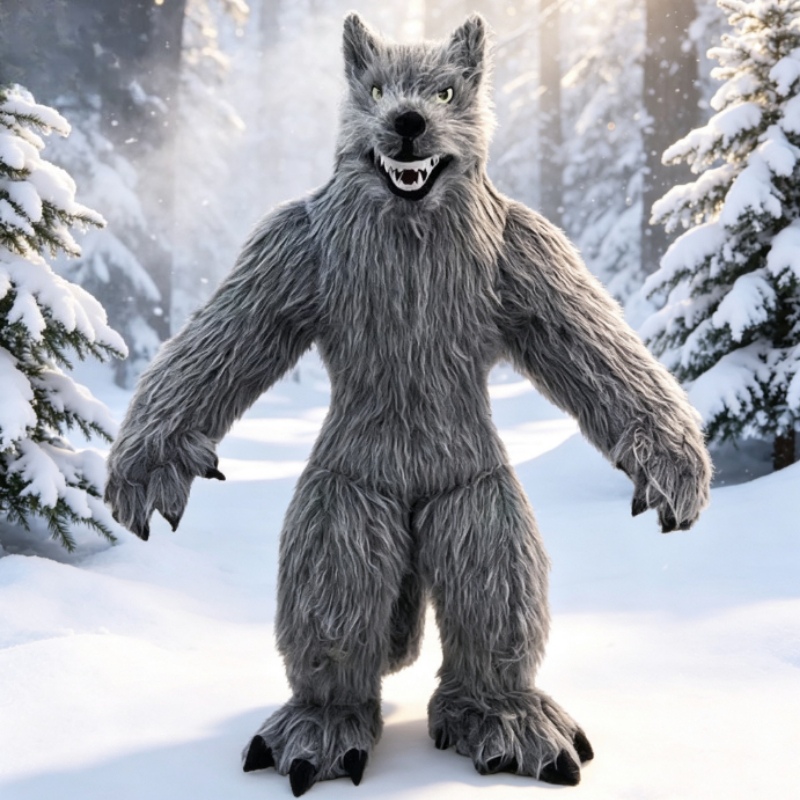 Giant Inflatable Grey Wolf Mas - Suits 评论和价格