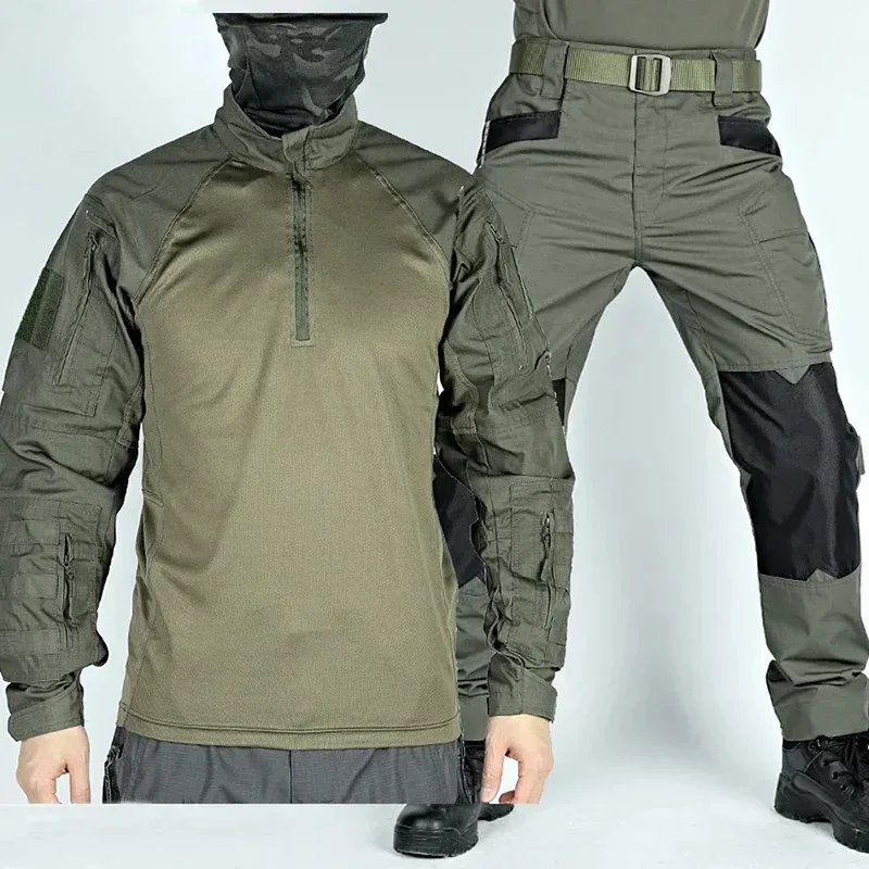 Tactical Suits Men Airsoft Clo - Tactical Military Shirt Cargo 评论和价格